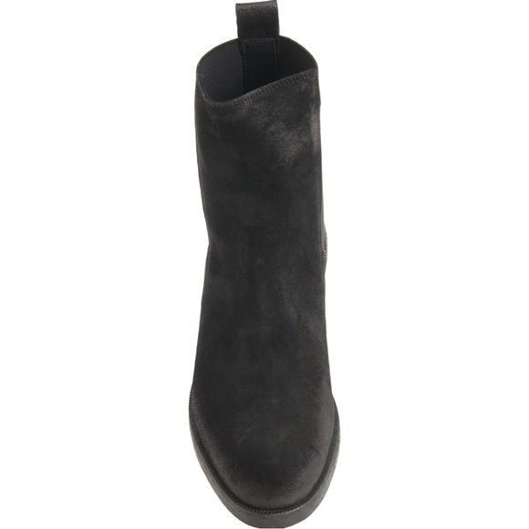 NWT EMANUELE CRASTO Made in Italy Chelsea Boots - Black Suede (For Women) - Picture 2 of 8